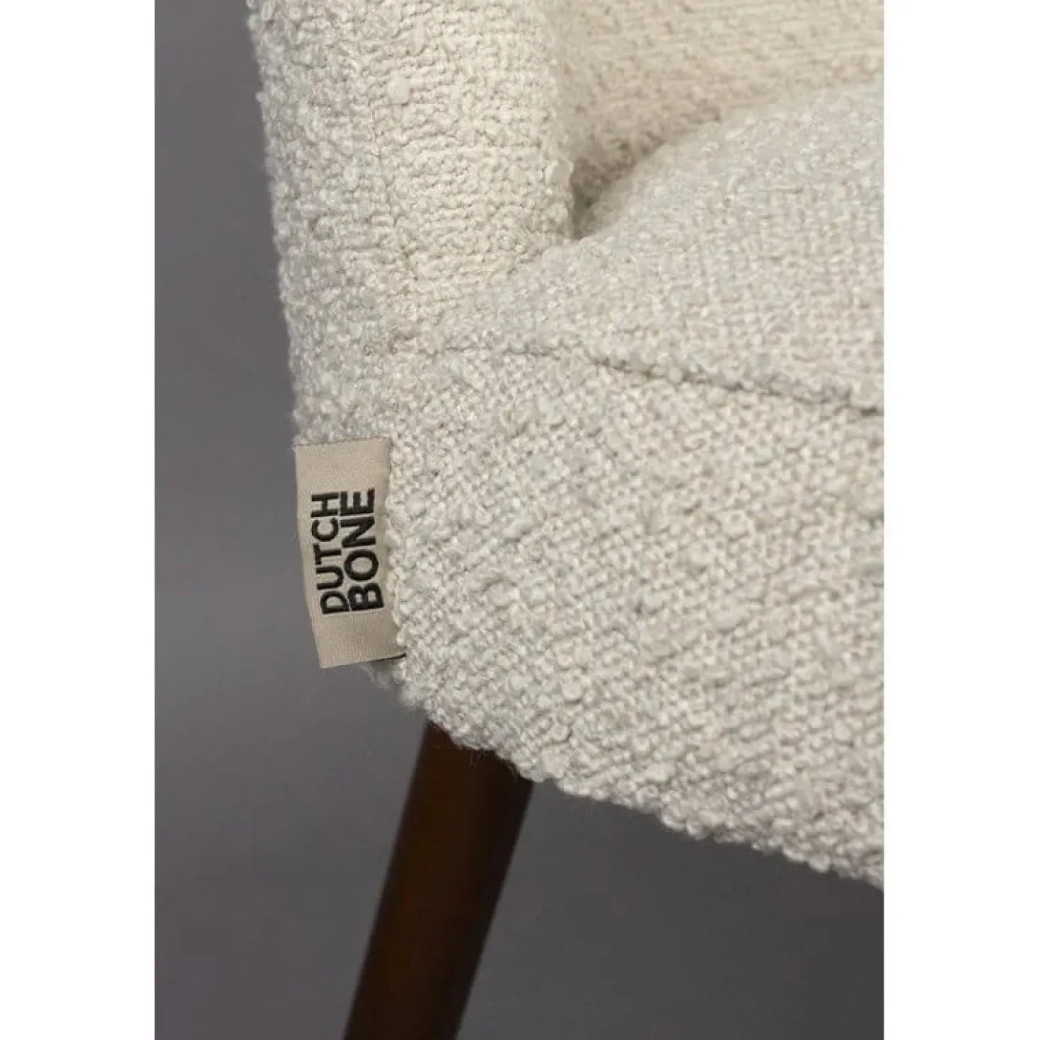 Eetkamerstoel Barbara Boucle Beige