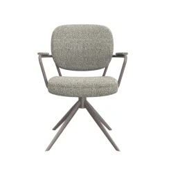 Eetkamerstoel Basel Grijs Boucle