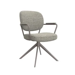 Eetkamerstoel Basel Grijs Boucle