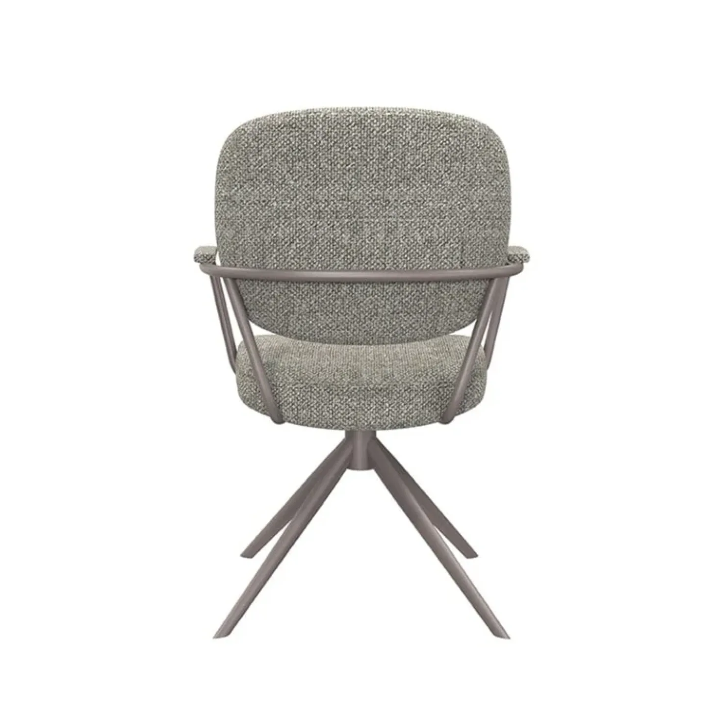 Eetkamerstoel Basel Grijs Boucle