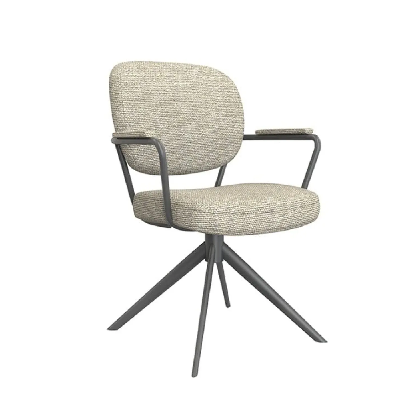 Eetkamerstoel Basel Naturel Boucle