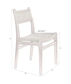 Eetkamerstoel Cecile 47cm