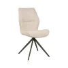 Eetkamerstoel Comfy Boucle met zwart onderstel 48cm