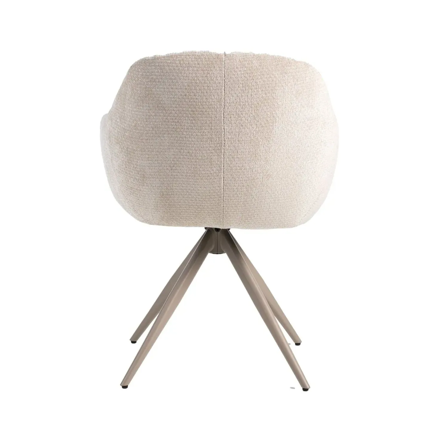 Eetkamerstoel Esma Naturel Taupe poot