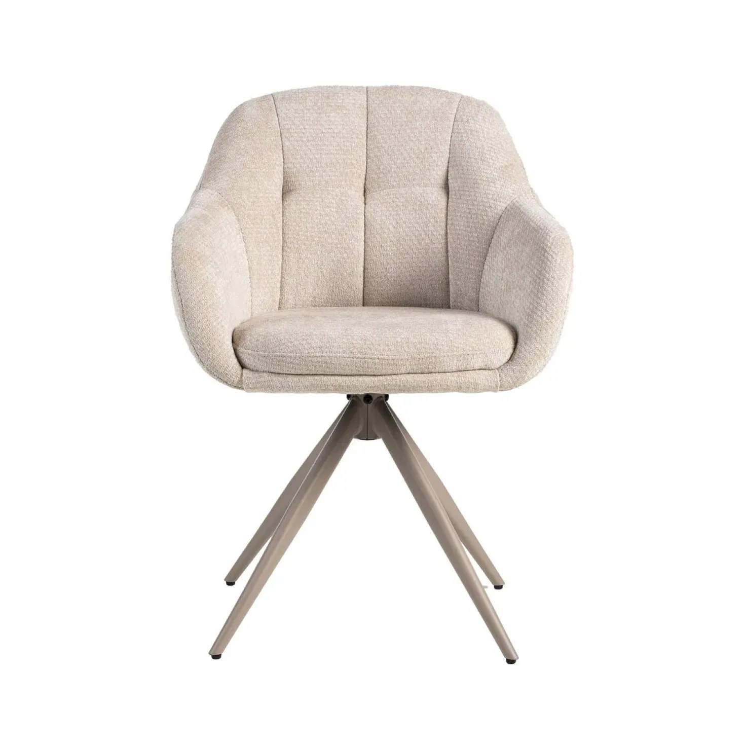 Eetkamerstoel Esma Naturel Taupe poot