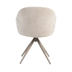 Eetkamerstoel Fiby Naturel met Taupe poot