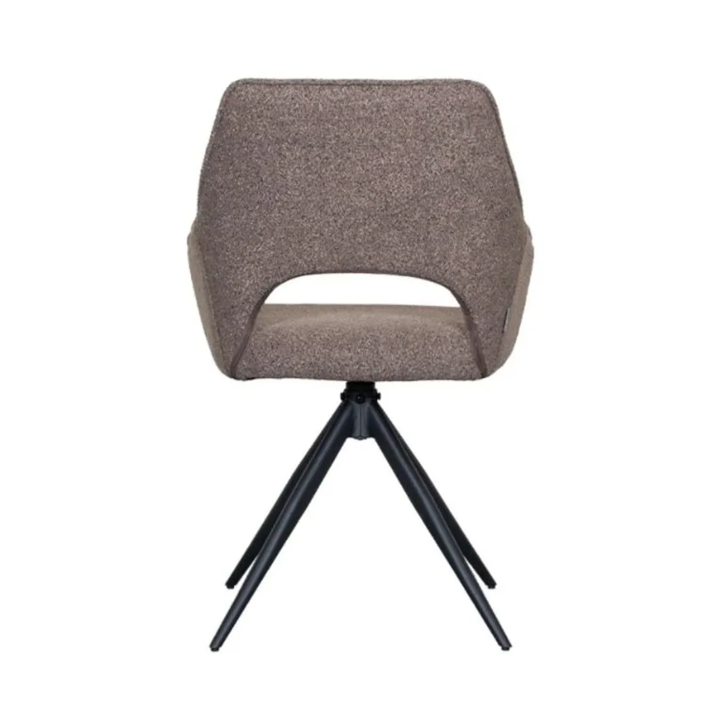 Eetkamerstoel Finley Bruin Boucle