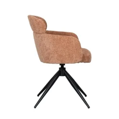 Eetkamerstoel Levi Cognac Stof