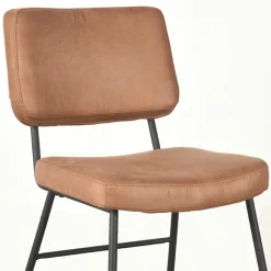Eetkamerstoel Noah Cognac Micro Suede