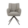 Eetkamerstoel Padua Mushroom Boucle met Brons poot