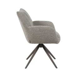 Eetkamerstoel Padua Mushroom Boucle met Brons poot