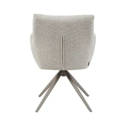 Eetkamerstoel Padua Naturel Boucle met Taupe poot