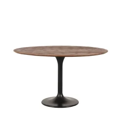 Eetkamertafel Otto Espresso Mangohout 130cm