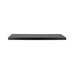 Eetkamertafel Tafelblad Straight Edge Zwart Mangohout 120cm