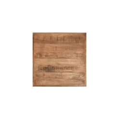 Eetkamertafel Tafelblad Straight Edge Mangohout 70cm