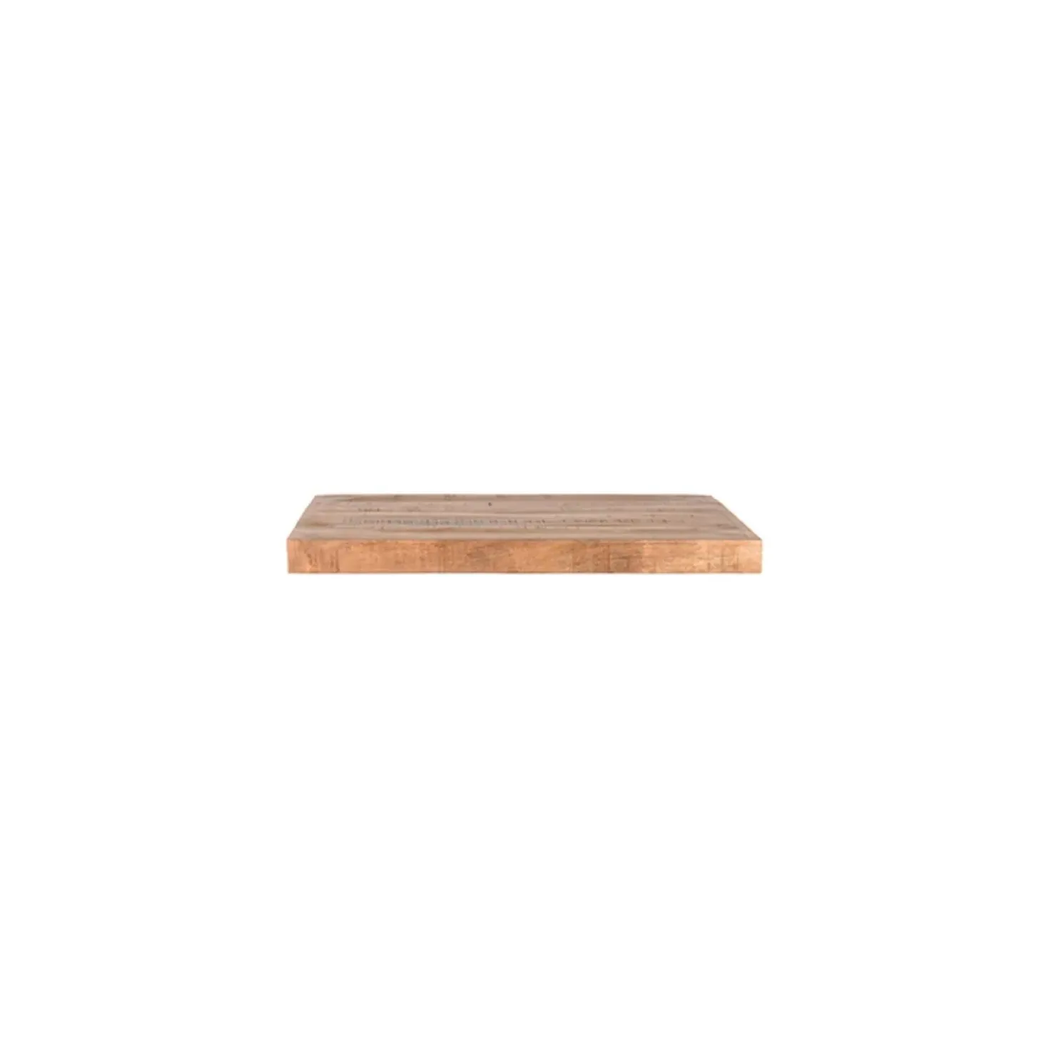 Eetkamertafel Tafelblad Straight Edge Mangohout 70cm