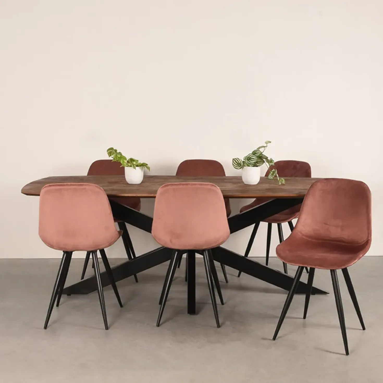 Eetkamertafel Zane Espresso Mangohout