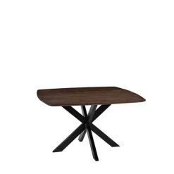 Eettafel Blake Espresso Mangohout 140cm