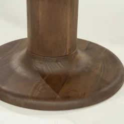Eettafel Coco rond Lichtbruin mangohout 130cm