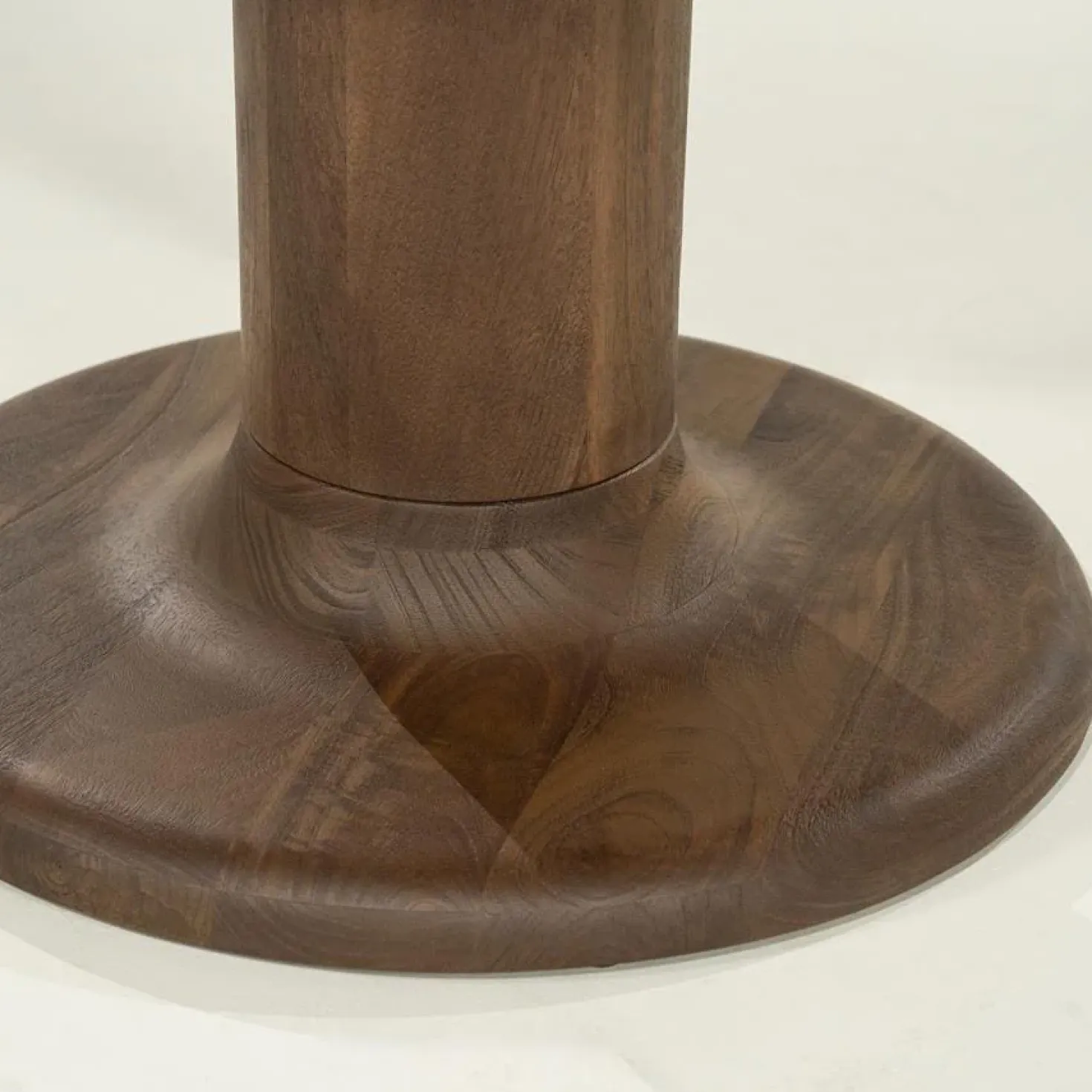Eettafel Coco rond Lichtbruin mangohout 130cm