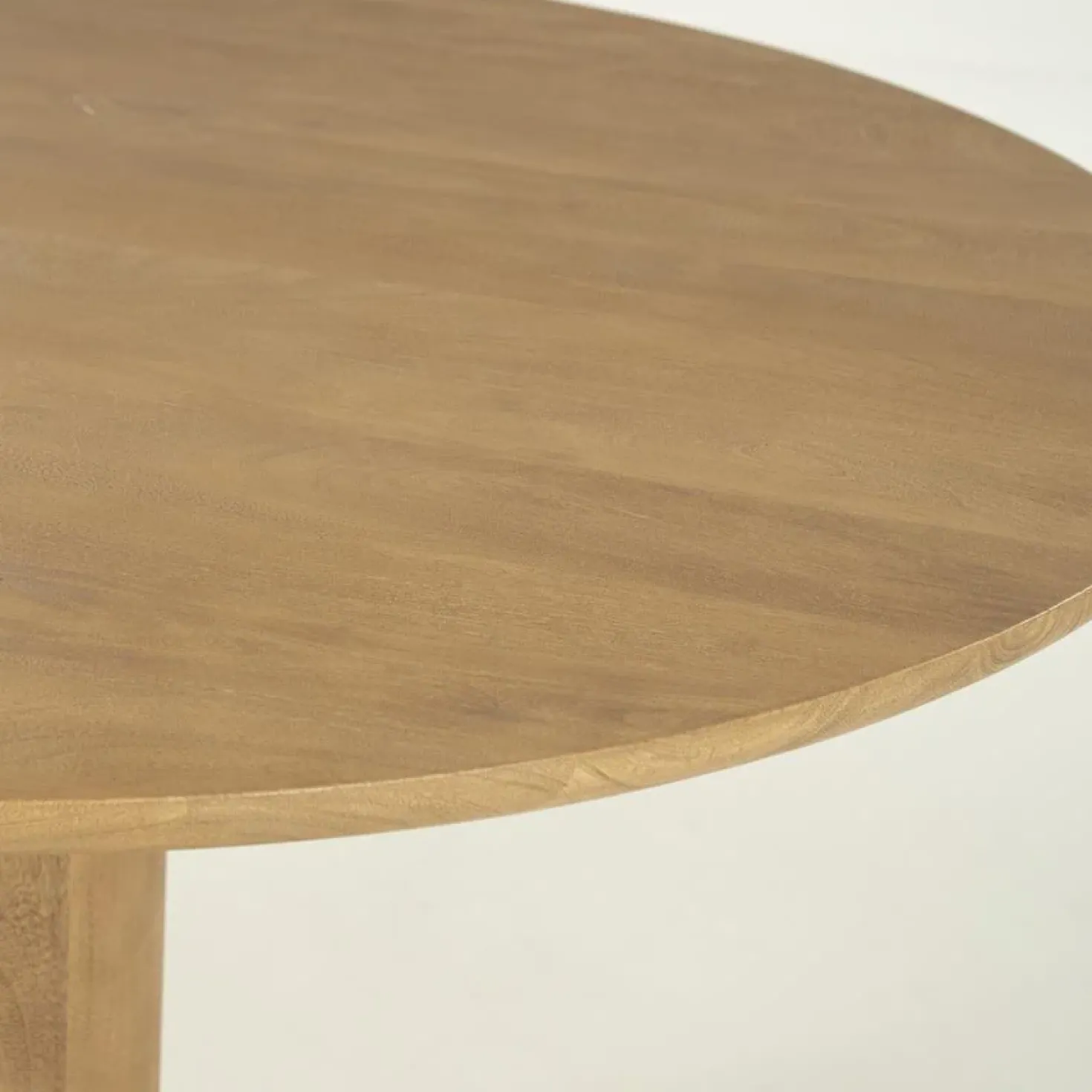 Eettafel Coco rond Naturel mangohout 130cm