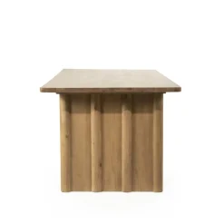 Eettafel Jake bruin eikenhout 250cm