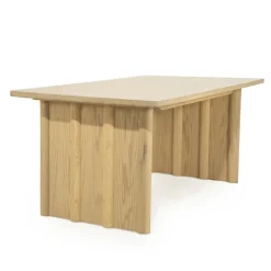 Eettafel Jake naturel eikenhout 180cm