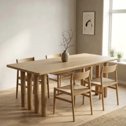 Eettafel Jake naturel eikenhout 250cm