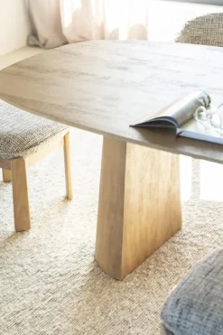 Eettafel Lune ovaal naturel 240cm