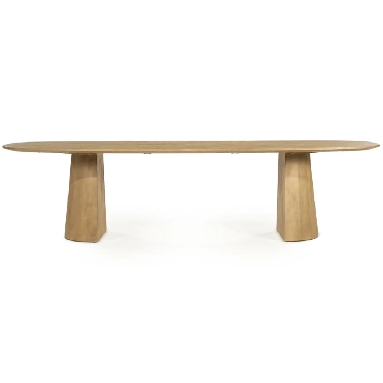 Eettafel Lune ovaal naturel 300cm