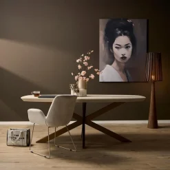 Eettafel Martin Zand Deens Ovaal 160 cm