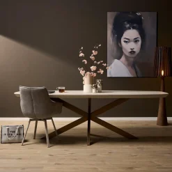 Eettafel Martin Zand Deens Ovaal 240 cm