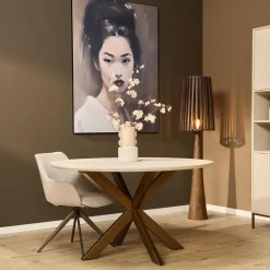 Eettafel Martin Zand Rond 150 cm