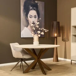 Eettafel Martin Zand Rond 130 cm