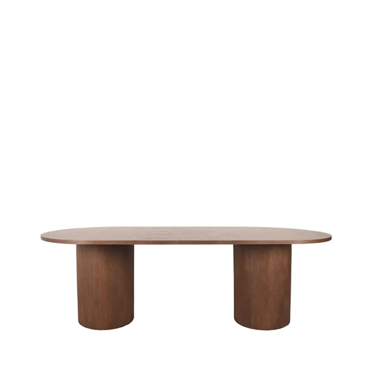 Eettafel Oliva walnoot Eikenhout ovaal 240cm