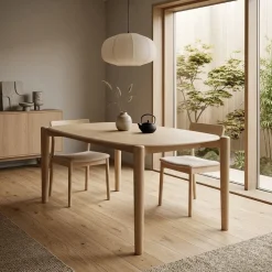 Eettafel Selbu eikenhout 160cm