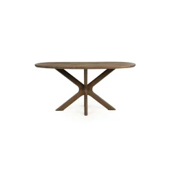 Eettafel Tycho ovaal Lichtbruin mangohout 160cm
