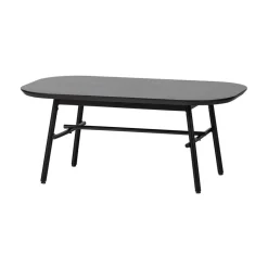 Elegance Salontafel mangohout/metaal zwart 100cm