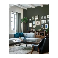 Elegance Salontafel mangohout/metaal zwart 100cm