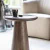 Eleonora bijzettafel Ron 46×49 bruin