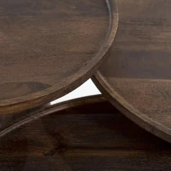 Eleonora bijzettafel Ron 46×49 bruin