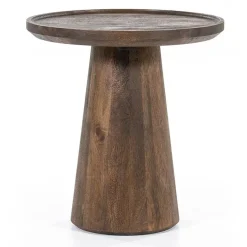 Eleonora bijzettafel Ron 46×49 bruin