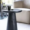 Eleonora bijzettafel Ron 46×49 zwart