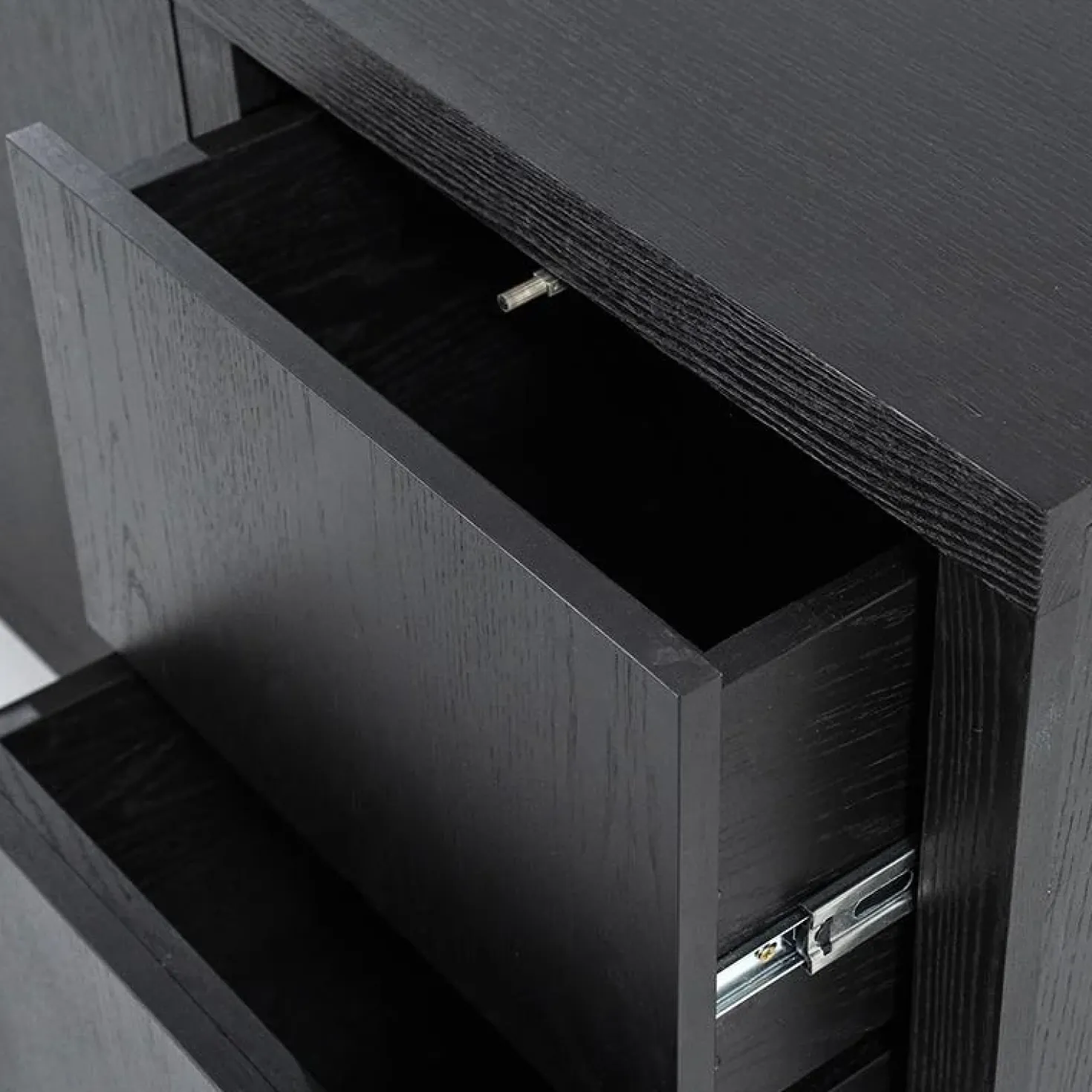 Eleonora dressoir Helsinki 200cm zwart