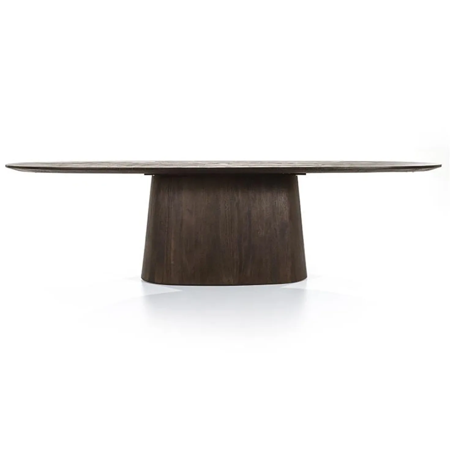 Eleonora eettafel Aron ovaal 300×110 bruin