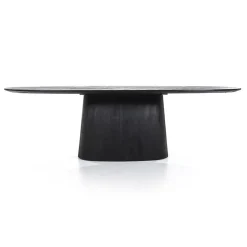 Eleonora eettafel Aron ovaal 250×110 zwart