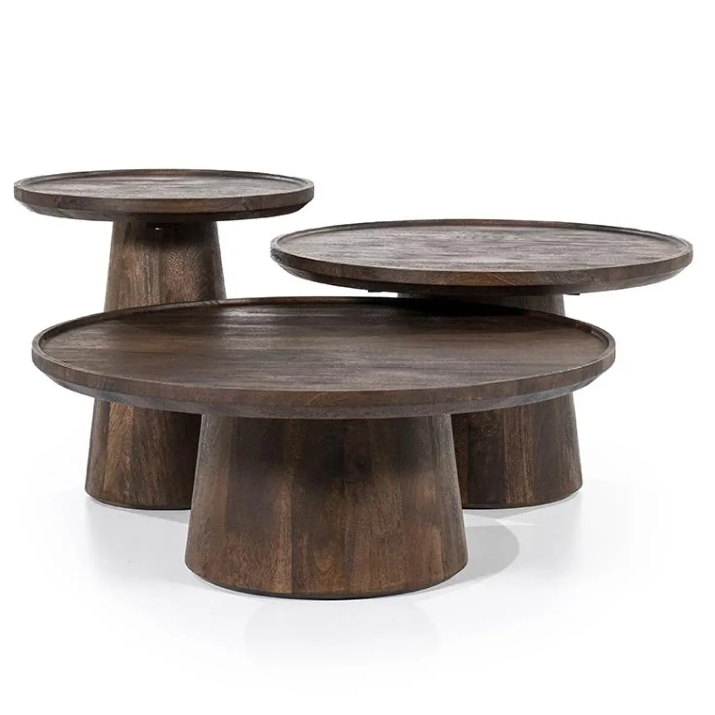 Eleonora salontafel Ron 80×32 bruin