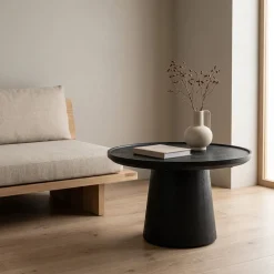 Eleonora salontafel Ron 66×39 zwart