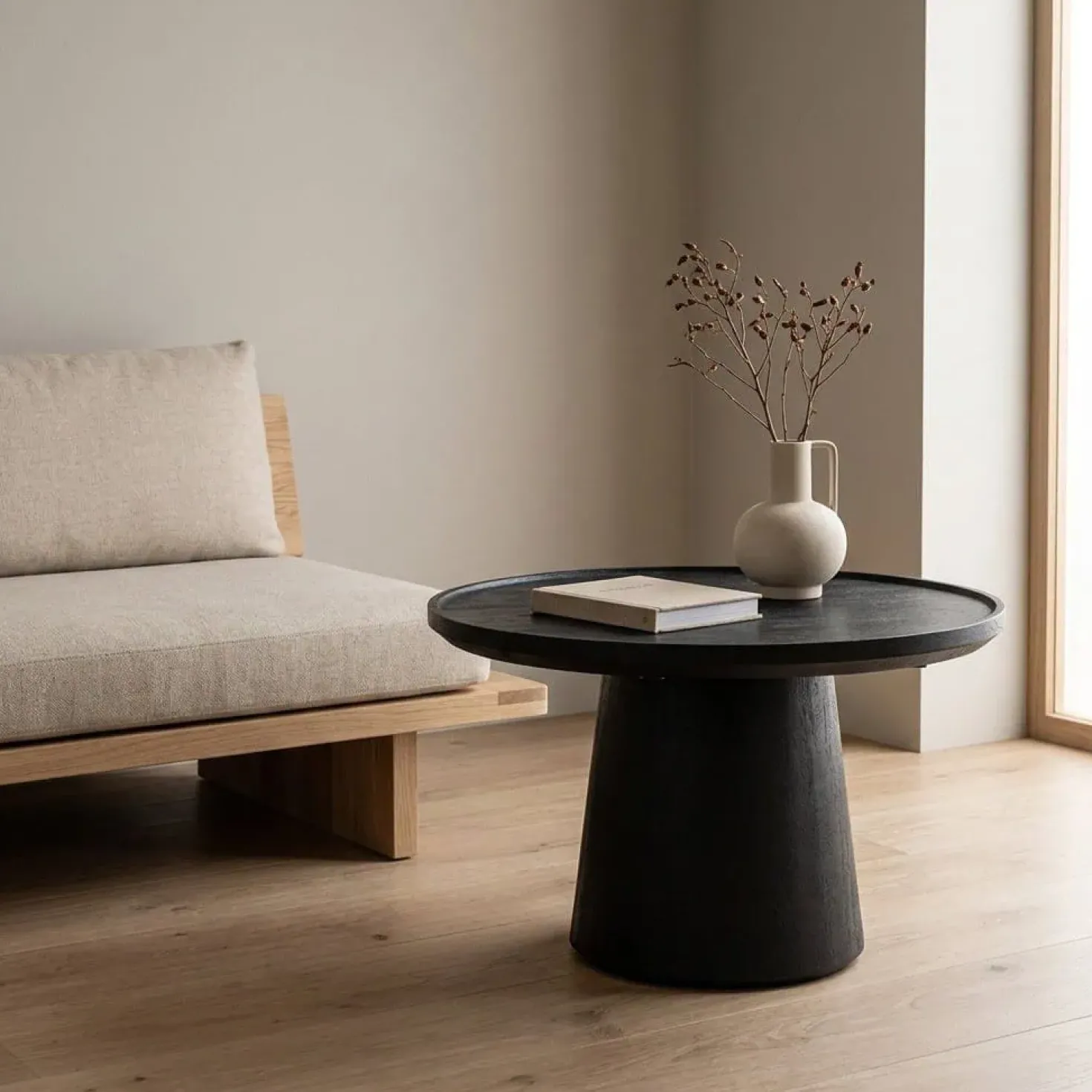 Eleonora salontafel Ron 66×39 zwart