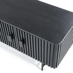 Eleonora tv meubel Remi 4-drs. 170cm zwart